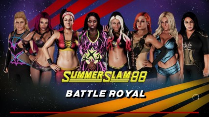 WWE 2K18 presents an Eight-Woman Raw vs. SmackDown LIVE Interpromotial Battle Royal