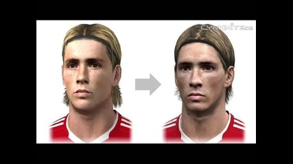 Pes 2009 / 2010 Faces Comparison 