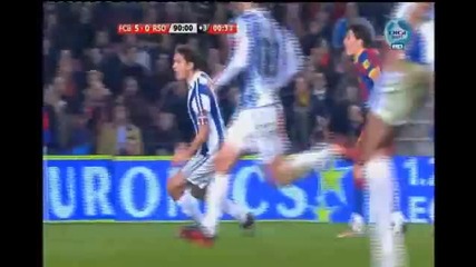 12.12.2010 Барселона 5 - 0 Реал Сосиедад гол на Боян Къркич 