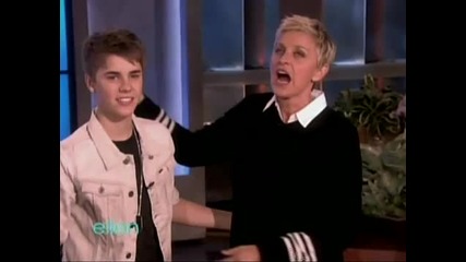 Justin Bieber on Ellen Feb 23 - цялото :) 