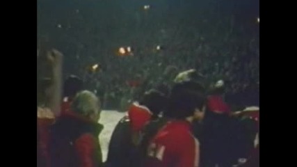 След края на мача Цска 2:0 Ливърпул 1982г. 