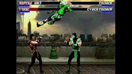 mortal kombat raptile vs tremor 