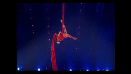 Cirque Du Soleil - Quidam Aerial Contortion In Silk