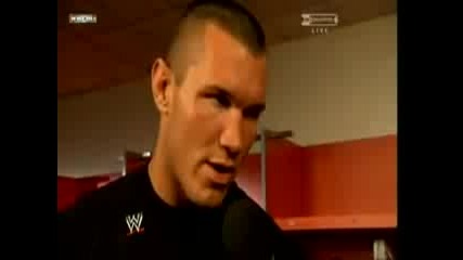 Wwe Royal Rumble 2009 Randy & Jericho [backstage]