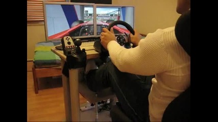 Best Drift Simulator Lfs Drifting with G27 Dual monitor Diy 