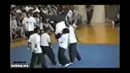 Gymnastics Stunt Fail 