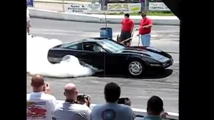 corvette burnout 