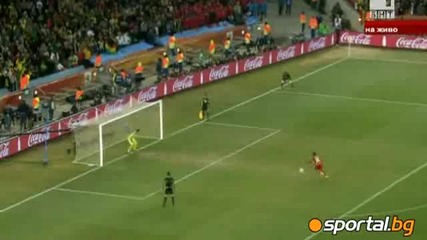 Уругвай - Гана 4:2 след дузпи (1:1 в редовното време) *световно първенство Юар 2010* 02.07.10. 