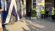 "Сините" пристигнаха на "Васил Левски" за сблъсъка със Залцбург
