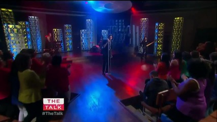 На живо!!! Adam Lambert - Ghost Town ( The Talk) 2015