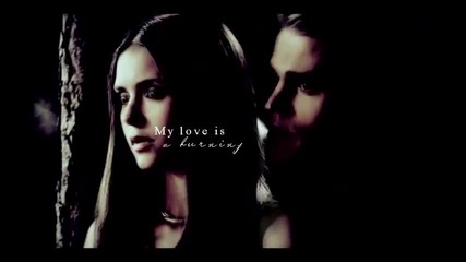 Никога няма да те оставя • Stefan & Elena • The Vampire Diaries : )