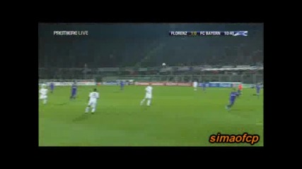 Фиорентина - Байерн Мюнхен 1:0 Муту Гол
