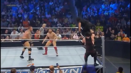 Ренди Ортън, Кейн и Даниел Браян побеждават The Shield и взривяват публиката