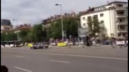 Red Bull car park drift 2013