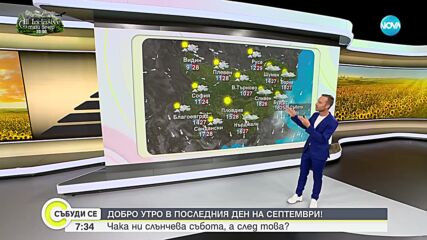 Прогноза за времето (30.09.2023 - сутрешна)