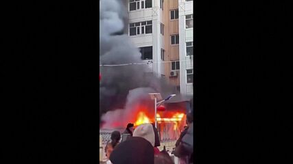 Пожар на зеленчуков пазар в Северен Китай взе 8 жертви (ВИДЕО)