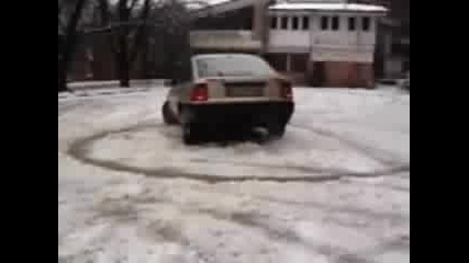 Opel Vectra - Дрифт На Сняг