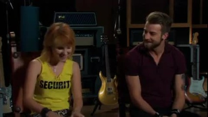 Paramore On The Record With Fuse B.o.b Eminem