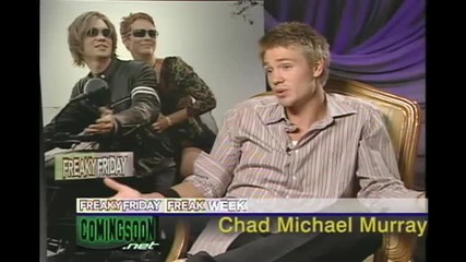 Classic Chad Michael Murray interview for Freaky Friday