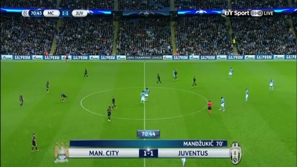 Manchester City vs Juventus 1:2