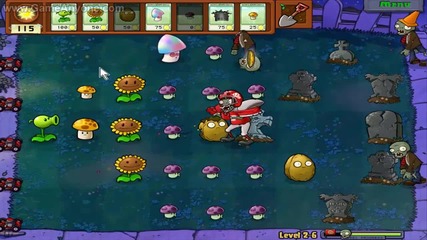 Plants vs Zombies level 2-6