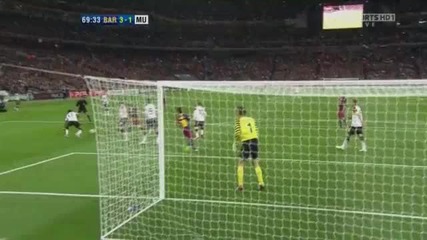 Barcelona 3-1 Manchester United ( David Villa)