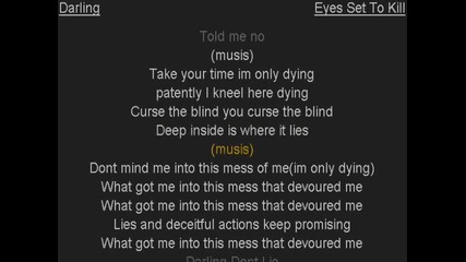 Eyes Set To Kill - Darling