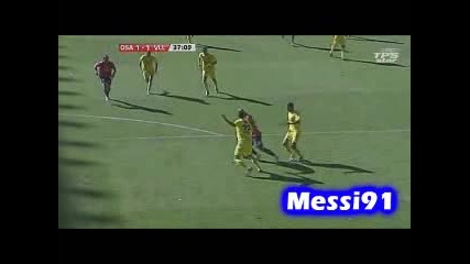 Osasuna - Villarreal 1 - 1 (1 - 1, 30 8 2009)