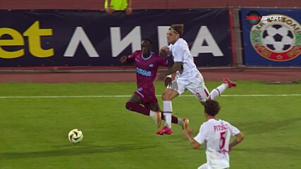 Lokomotiv Sofia with a Red Card vs. PFK Septemvri Sofia