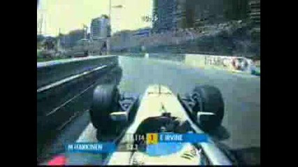 Monaco full lap with Mika - 2001г.