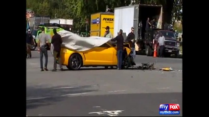 Катастрофа при заснемането на филма Transformers 3 
