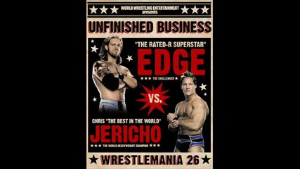 Wwe Edge vs Cris Jericho ... Wrestlemania 26 .. World Heavyweight Champion !!!