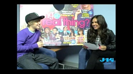 Kristinia Debarge Interviews Justin Bieber!