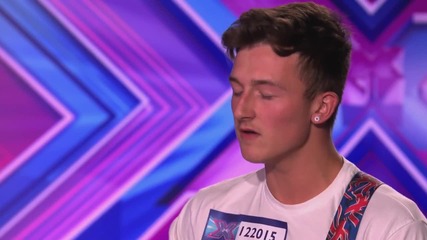 Момче изпълнява Waves - The X Factor Uk 2014