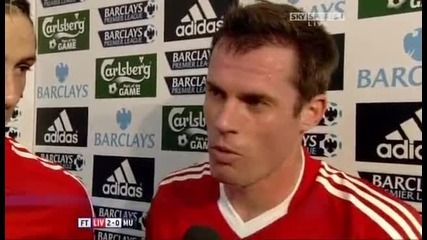 Liverpool v Man Utd - Post Match Torres & Carragher Interview - Sky Sports 