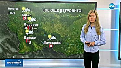 Прогноза за времето (31.10.2017 - обедна)
