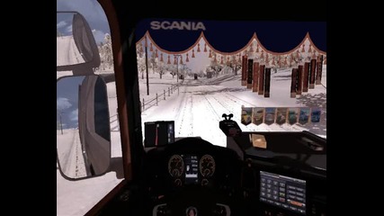 Scania с як интериор