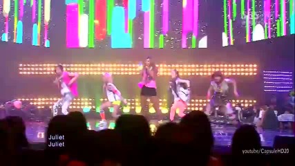 Glam - Party ( Xxo ) @ Inkigayo (29.07.2012)