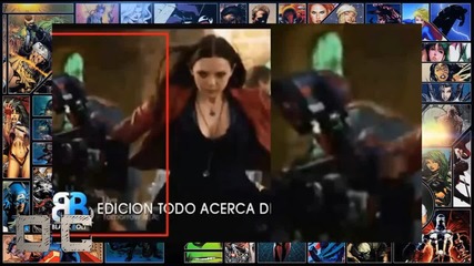 Видението е забелязан по време на снимките на филма Отмъстителите 2 (2015)