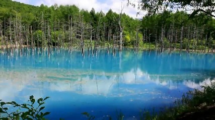 blue Pond - biei Town