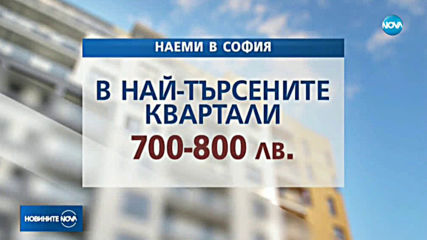 СКОК НА ЦЕНИТЕ НА НАЕМИТЕ: Колко струват жилищата в София?