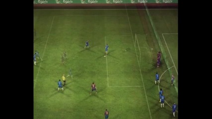 Pes 10 - Гол от пряк - свободен удар на Алекс 