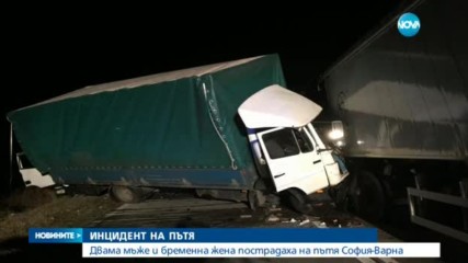 Катастрофа между три тир-а затвори пътя София-Варна