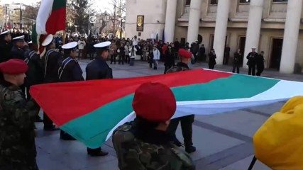 Никулден 2017 г. в Бургас. Ритуал по издигане на флаговете!