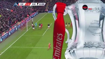 Ливърпул - Екзитър Сити 1:0 /Първо полувреме/