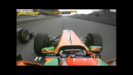 Paul Di Resta vs Nico Rosberg 