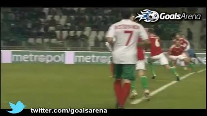Гол на Божинов ( Унгария - България 1-1 )