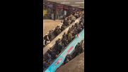 Метрото в Будапеща след края на изборния ден в Унгария