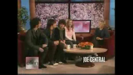 Jonas Brothers On Ellen - Fan Ask Nick about Niley
