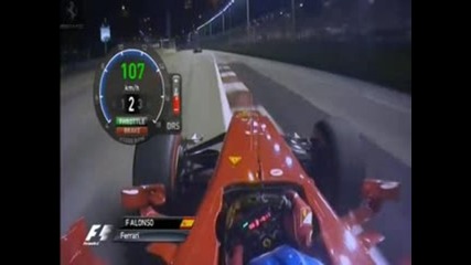 F1 - Обиколка с Фернандо Алонсо на Сингапур - 2012